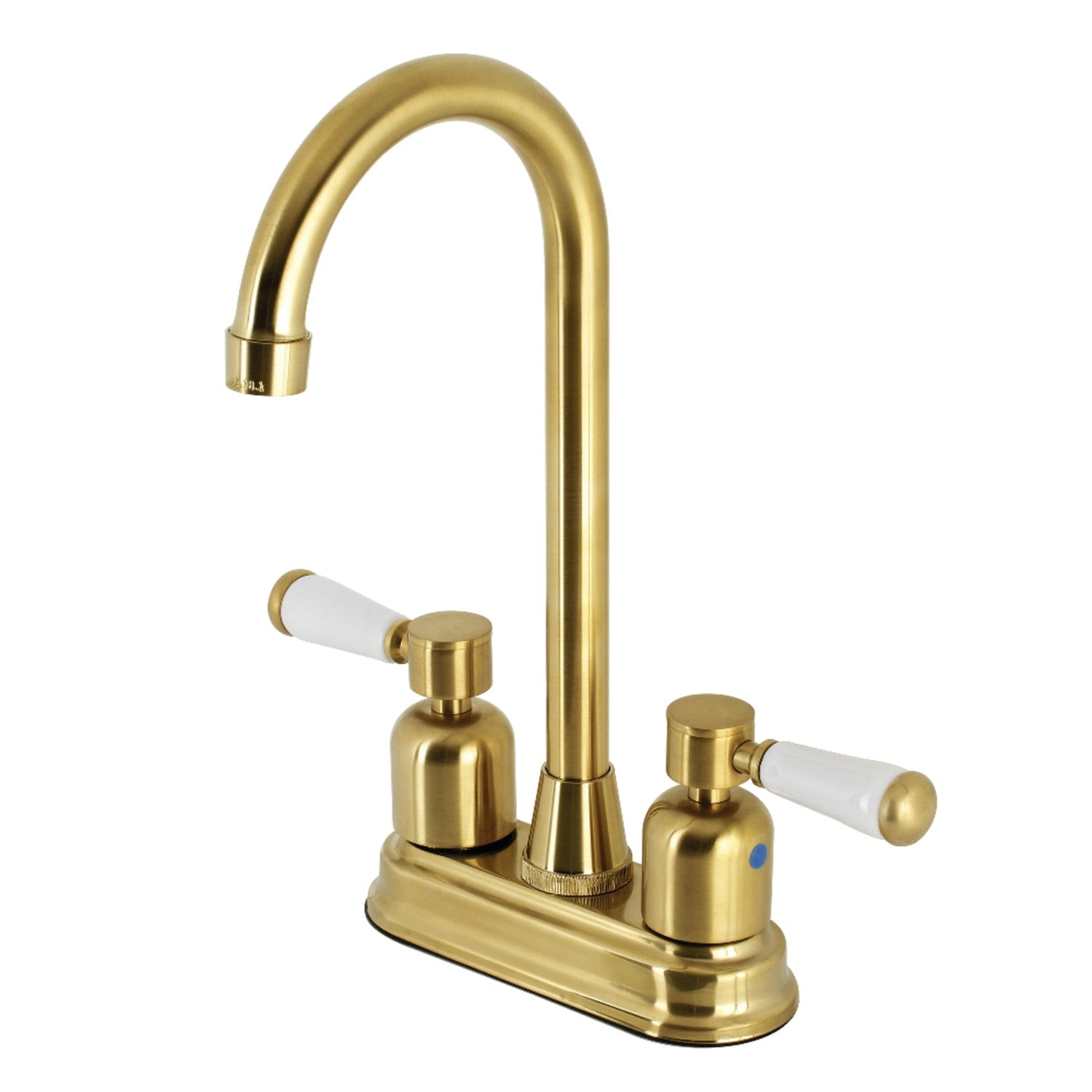 Kingston Brass KB8497DPL Paris Bar Faucet, Brushed Brass