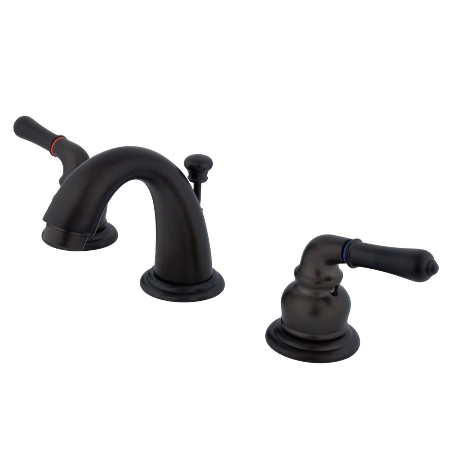 Kingston Brass Magellan Two Handle 4" to 8" Mini Widespread Lavatory Faucet with Retail Pop-up