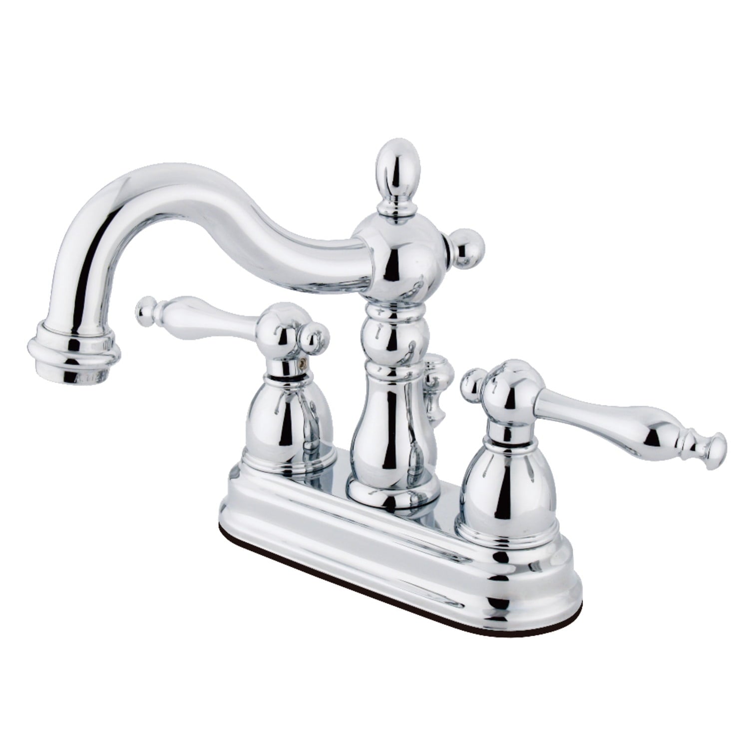 Kingston Brass KS1601NL 4 in. Centerset Bathroom Faucet, Polished Chrome