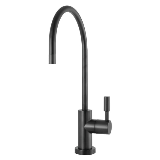 Kingston Brass KSAG8190DL Concord Single-Handle 1-Hole Deck Mount Water Filtration Faucet in Matte Black