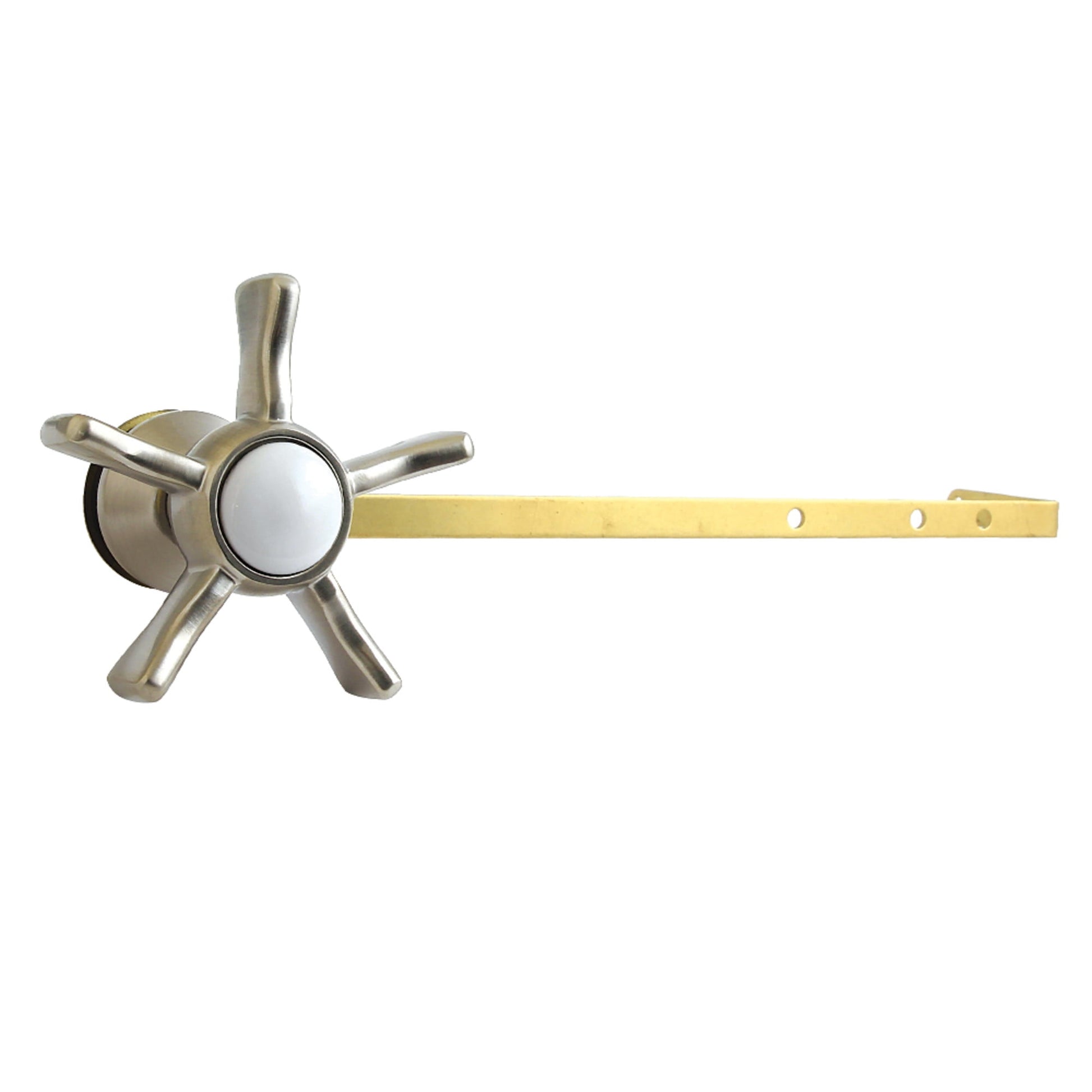 Kingston Brass KTNXD8 Hamilton Universal Front or Side Mount Toilet Tank Lever in Brushed Nickel