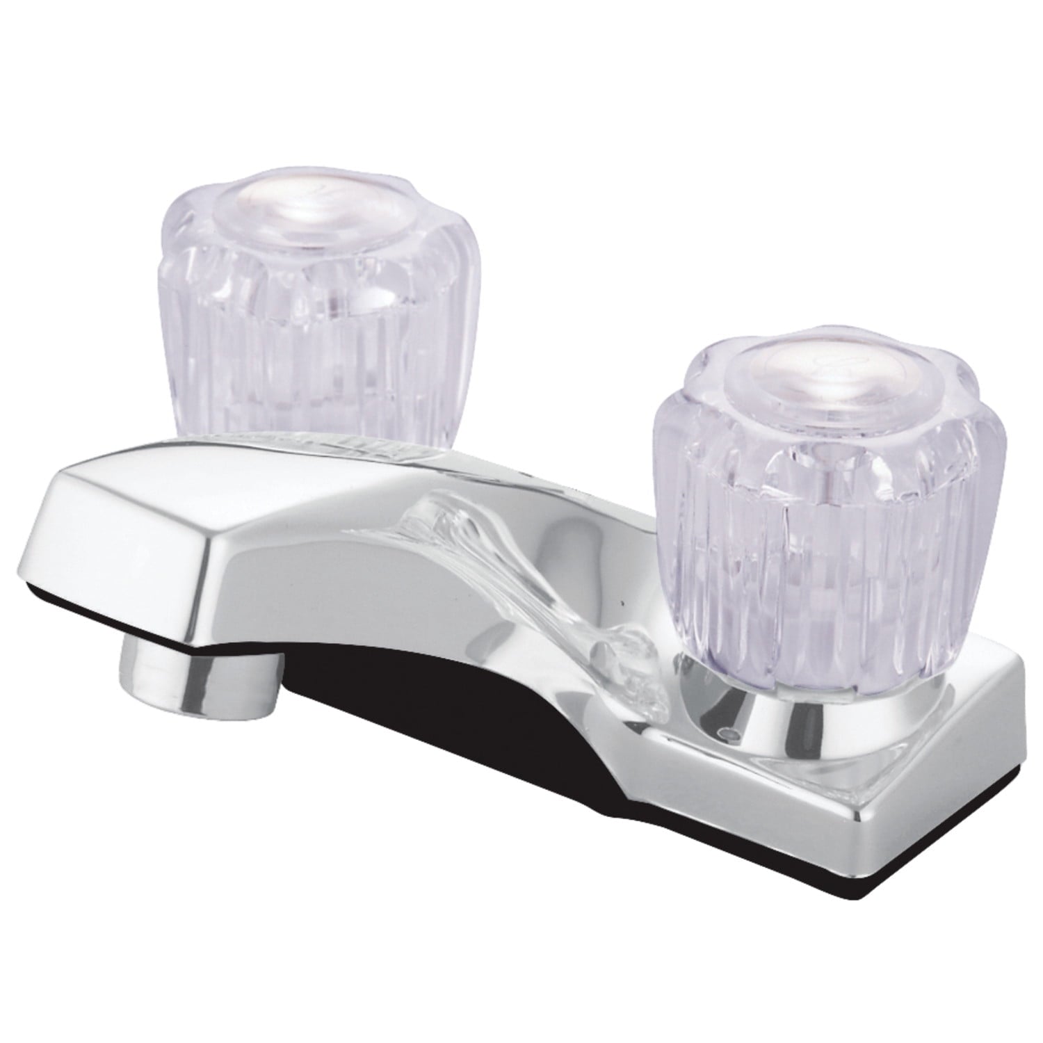 Kingston Brass L0207 4 in. Centerset Bathroom Faucet, Polished Chrome