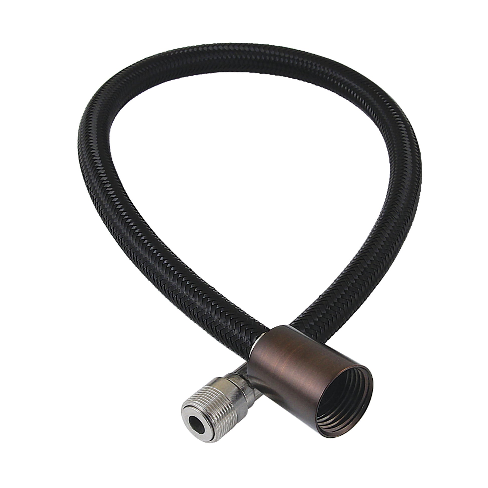 Kingston Brass LSSPRHOSE205 20" Braided Pull Down Kitchen Faucet Spray Hose, Oil Rubbed Bronze