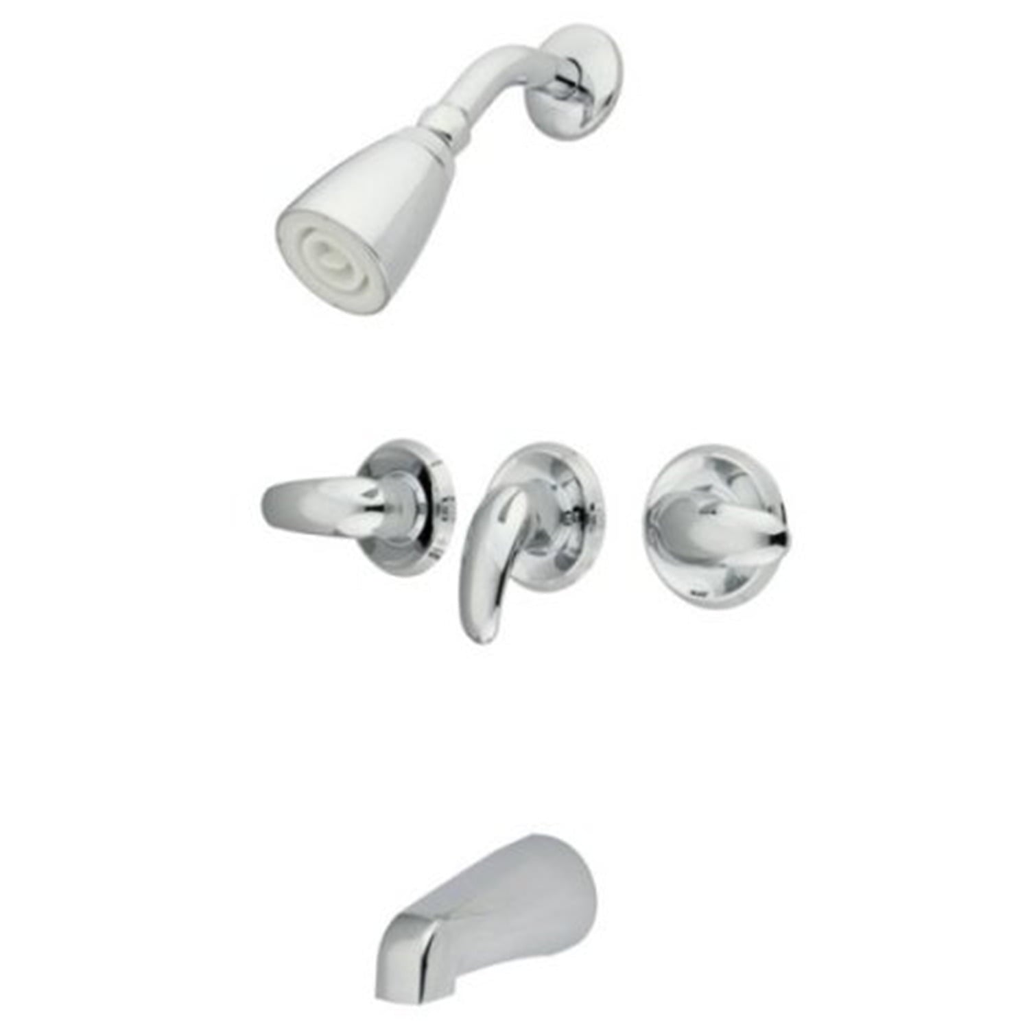 Kingston Brass KB6231LL Legacy Tub & Shower Faucet, Polished Chrome