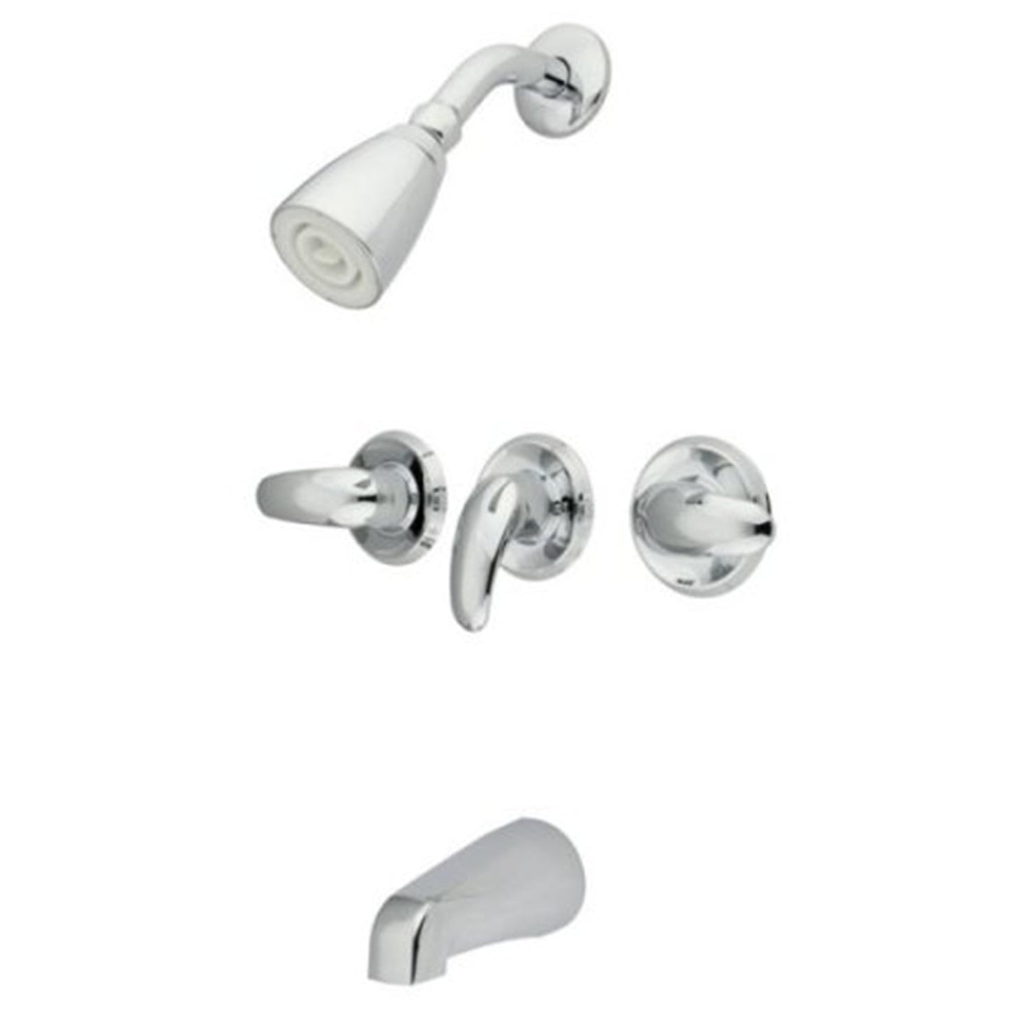 Kingston Brass KB6238LL Legacy Tub and Shower Faucet, Brushed Nickel