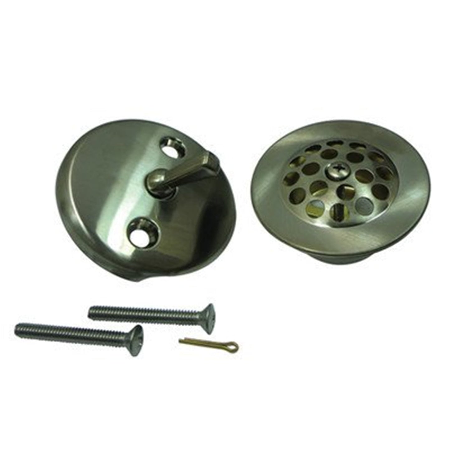 Kingston Brass DTL5305A8 Made to Match Grid Tub Drain Kit, Satin Nickel