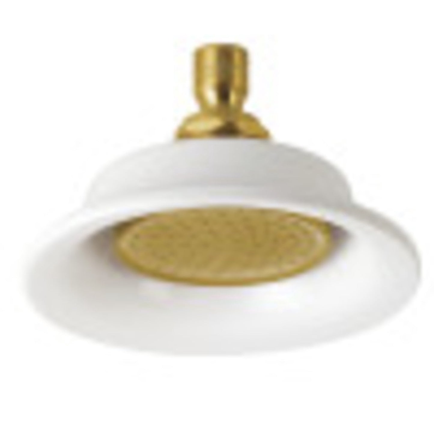 Kingston Brass P60SB Victorian Ceramic Shower Head, Brushed Brass