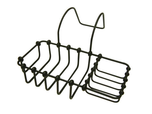 Kingston Brass CC2165 8-3/8 Inch Clawfoot Tub Hanging Soap and Sponge Holder in Oil Rubbed Bronze