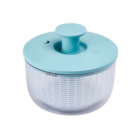 KitchenAid 7.38 qt Pump Salad Spinner and Fruit Washer with Serving Bowl, Pistachio