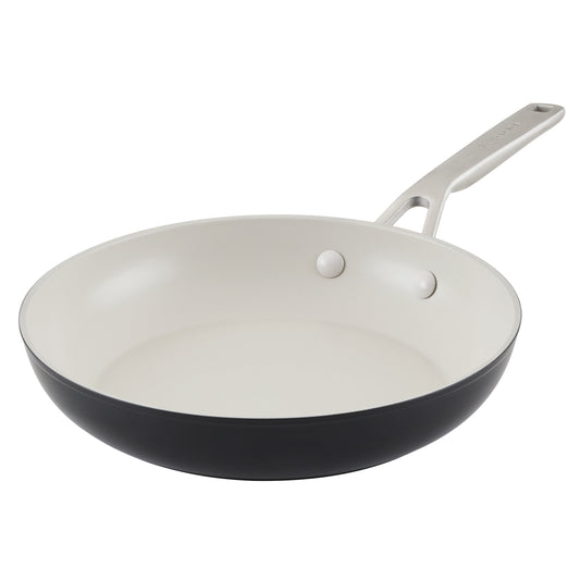 KitchenAid Hard Anodized 10 Inch Ceramic Nonstick Frying Pan, Oven Safe to 500Ã‚Â°F, Matte Black