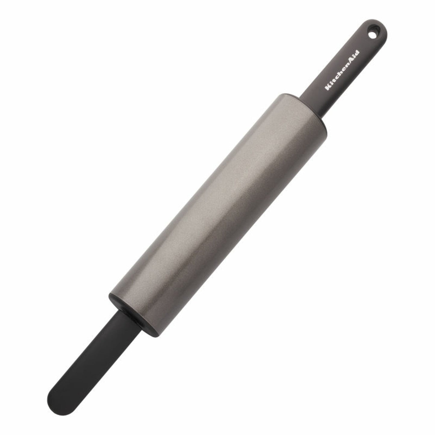 KitchenAid Nonstick Steel 20.1" Rolling Pin Dough Roller, Black
