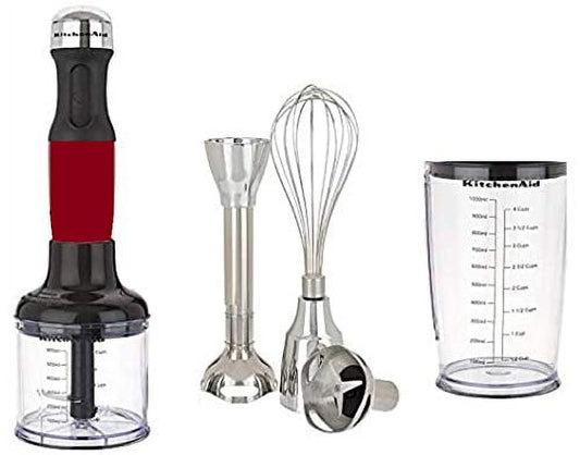 KitchenAid RKHB2561ER 5-Speed Hand Blender Empire Red (Without Box)
