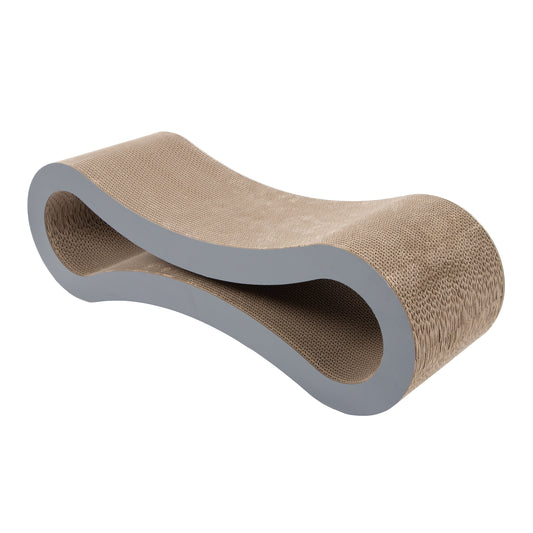 Kitty City Corrugated Cardboard XL Infinity Lounger Cat Scratching Pad, Multicolored, One Size