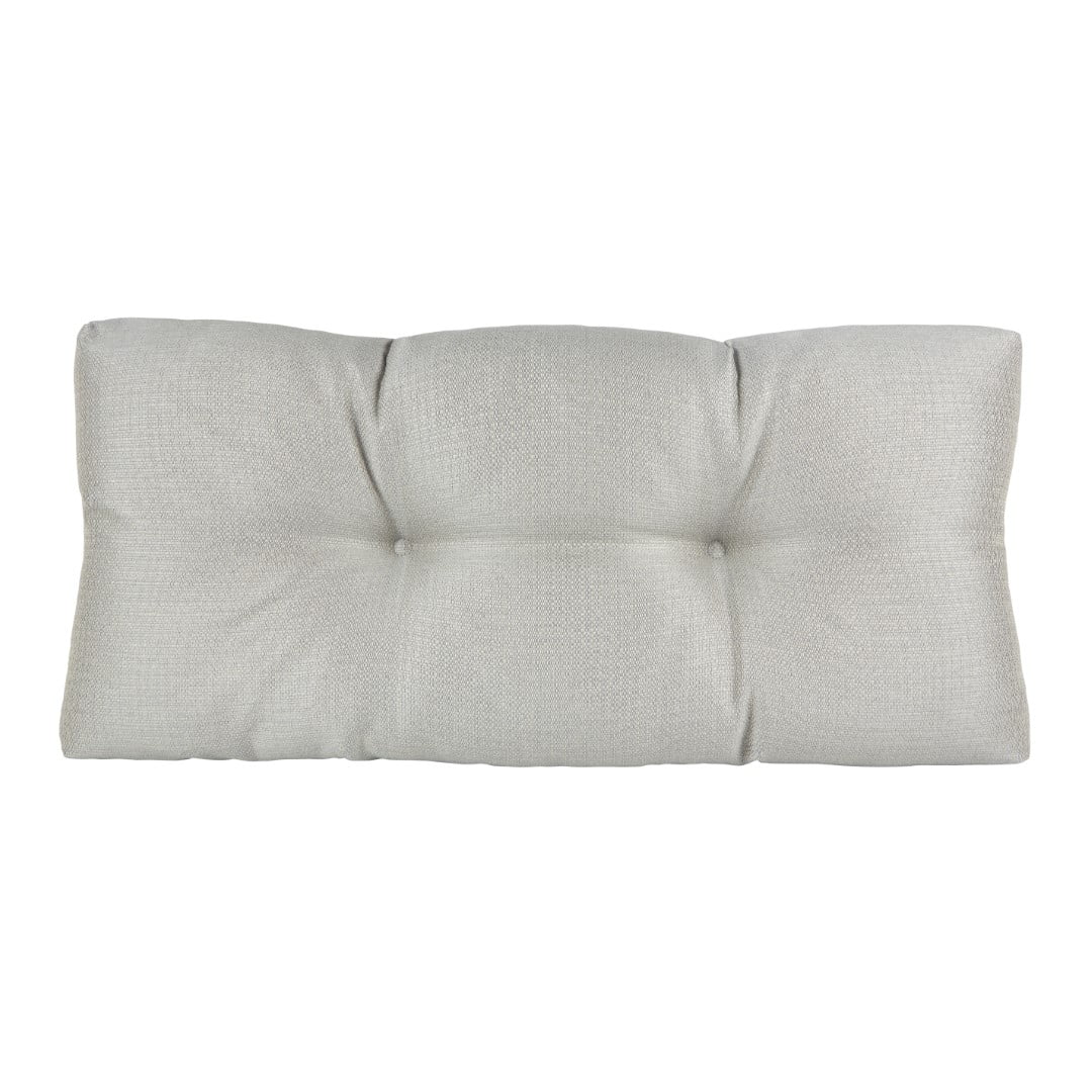 Klear Vu The Gripper Non-Slip Tufted Omega Universal Bench Cushion, 30" x 14 x 3", Gray