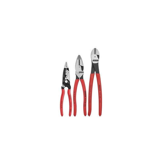 Knipex Chrome Vanadium Heavy-Duty Steel Electrical Set 3Pc