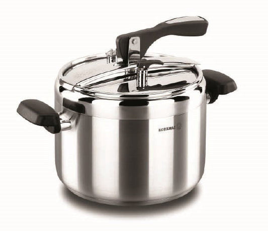 Korkmaz Turbo Stainless Steel Pressure Cooker, Rice Cooker, Silver,