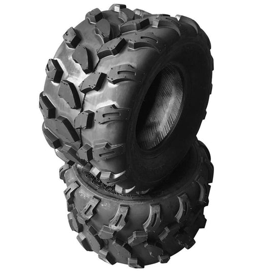Ktaxon Set of 2 18x9.50-8 ATV Tires, 4PR All Terrain ATV/UTV Tires, Tubeless