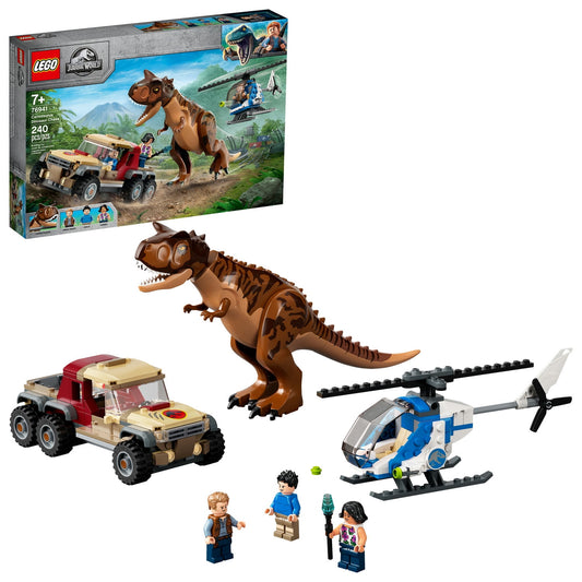 LEGO Jurassic World Carnotaurus Dinosaur Chase 76941 Building Set (240 Pieces)