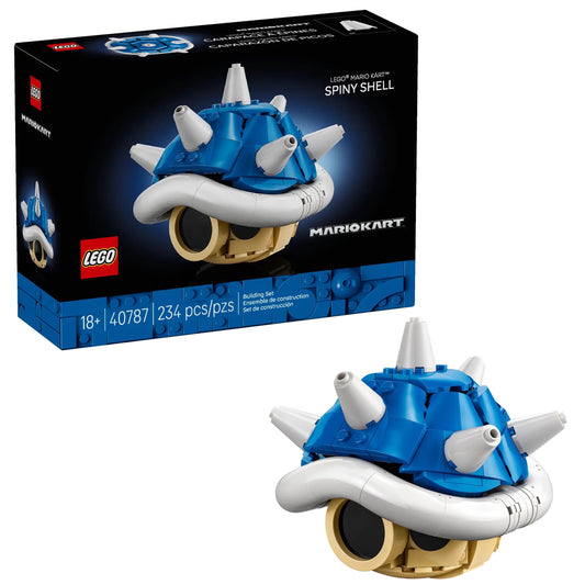 LEGO Super Mario Mario Kart Spiny Shell Collectible Blue Shell – 40787 (234pcs), Exclusive Display Model for Fans and Gamers