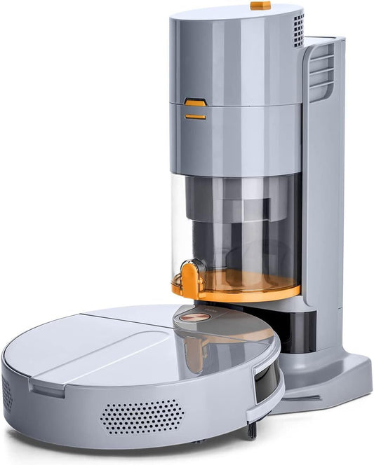 LIGHT 'N' EASY Ultra-Quiet, Ultra-Thin - Robot Vacuum Automatic Emptying