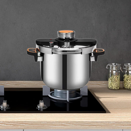 LOVIVER Pressure Pot Gas Cookware Multifunction Portable Canning Pot Cooking Pot for Household Dining Room Restaurant 4L