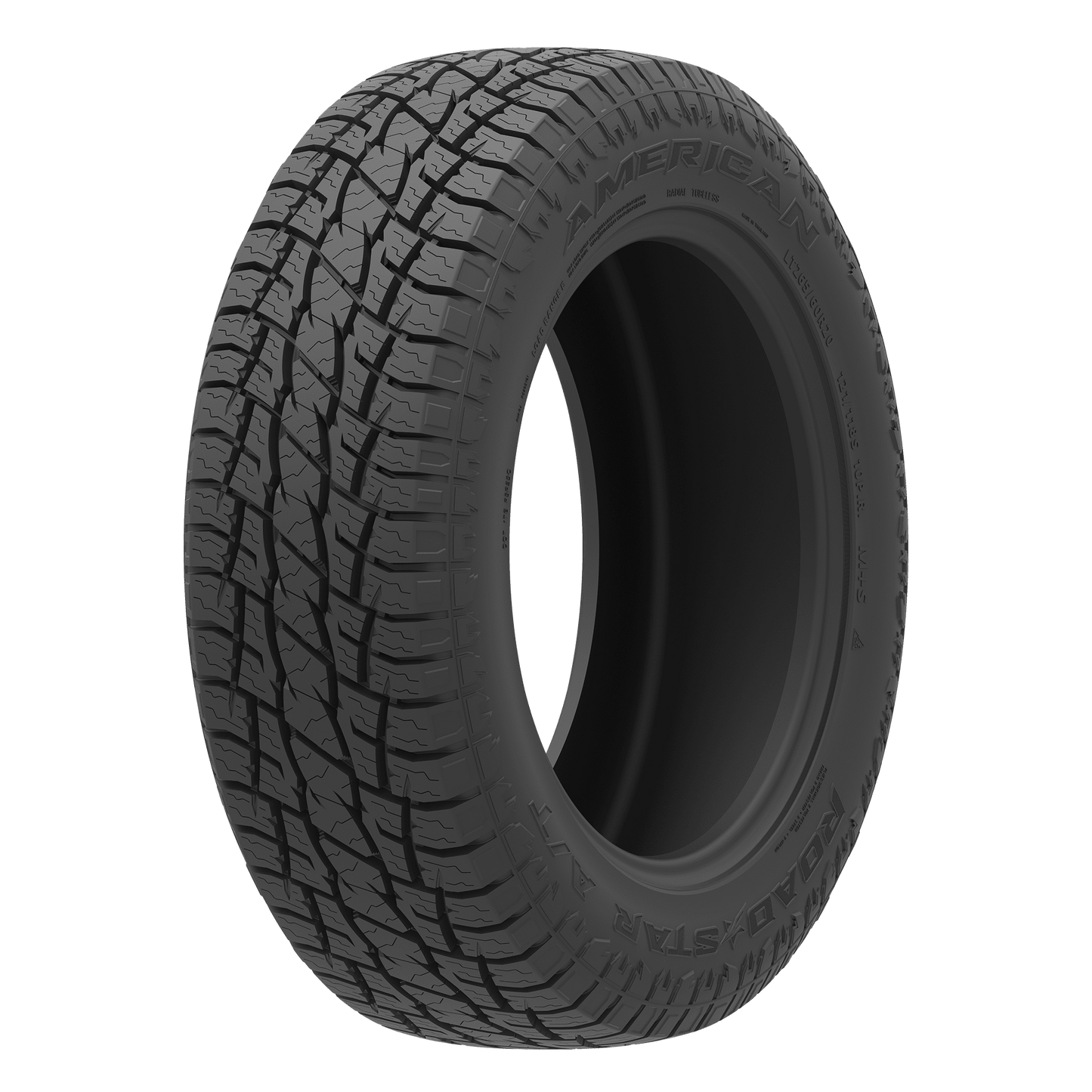 LT285/55R20 American Road Star A/T 122/119S LRE Black Wall Tire