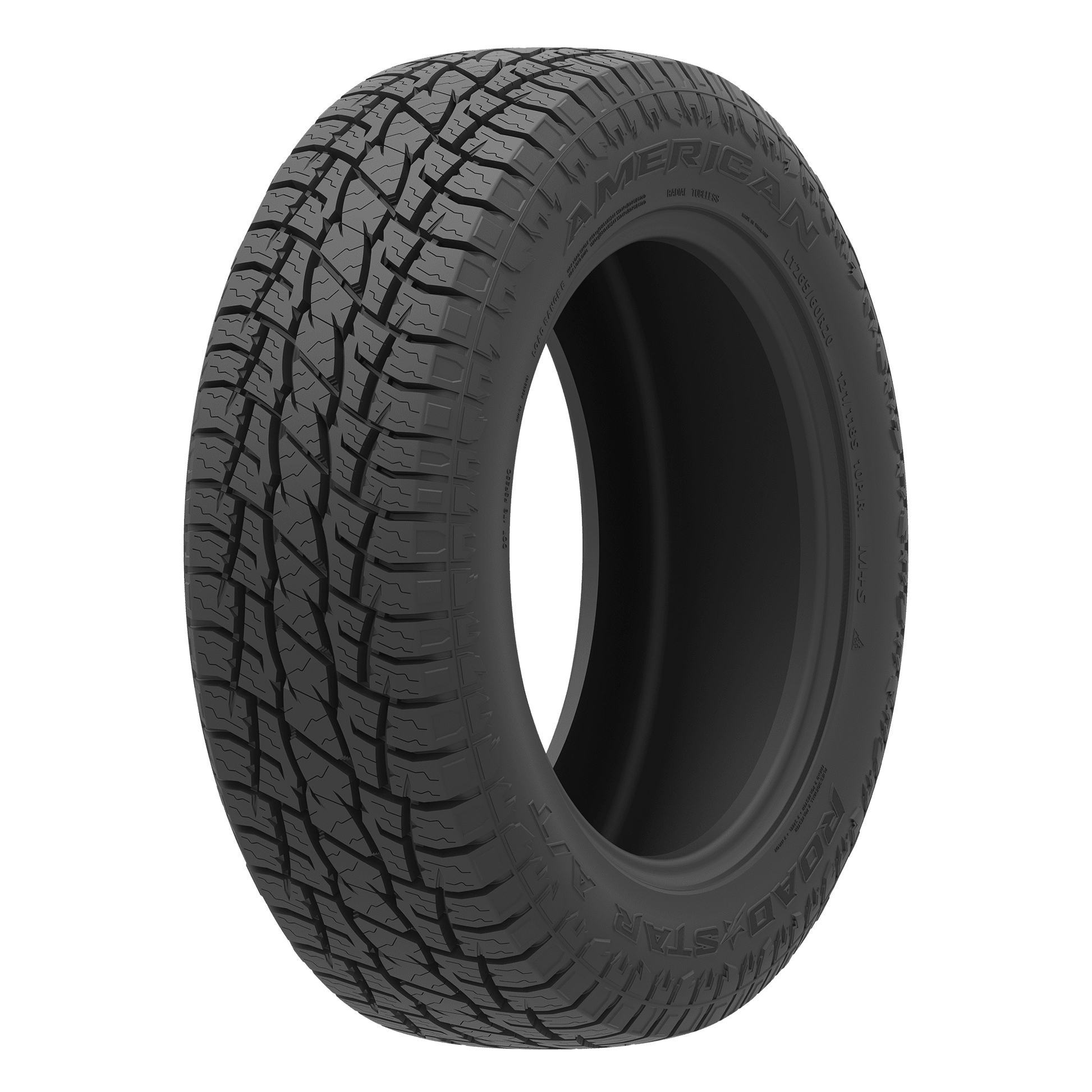 LT285/55R20 American Road Star A/T 122/119S LRE Black Wall Tire