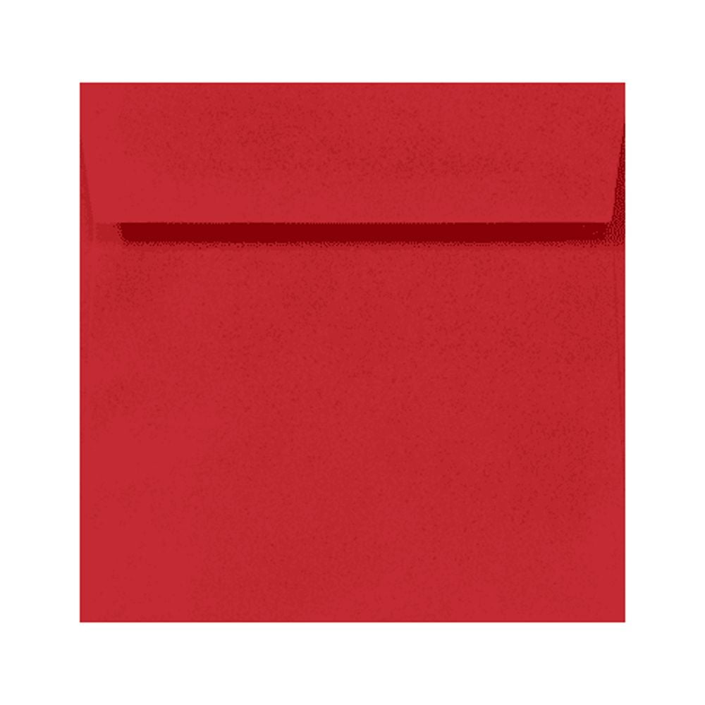 LUXPaper 6 1/4 x 6 1/4 Square Envelopes, Ruby Red, 250/Pack