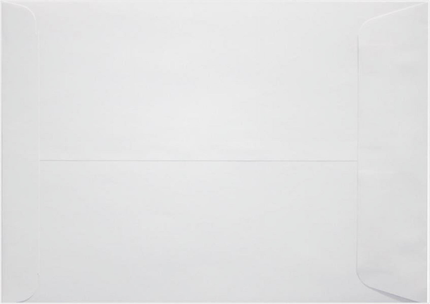 LUXPaper 7 1/2 x 10 1/2 Open End Envelopes, Bright White, 50/Pack