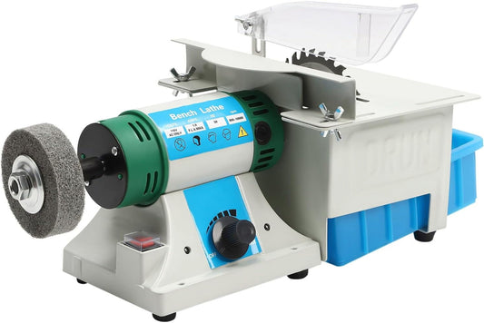 Lapidary Equipment DIY Jewelry Lapidary Saw Mini Table Saw Rock Jewelry Polishing Machine 800-10000RPM with Flexible Shaft for Home Woodworking Carving Hobbies