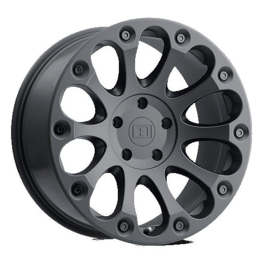Level 8 Impact 15X8 5X127 -24Et 83.7Cb Matte Black Wheel