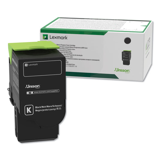 Lexmark Original High Yield Laser Toner Cartridge - Black - 1 Each - 3000 Pages