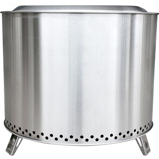 Lifesmart 20-in. Smokeless Fire Pit, Stainless Steel, LSOFP20-1