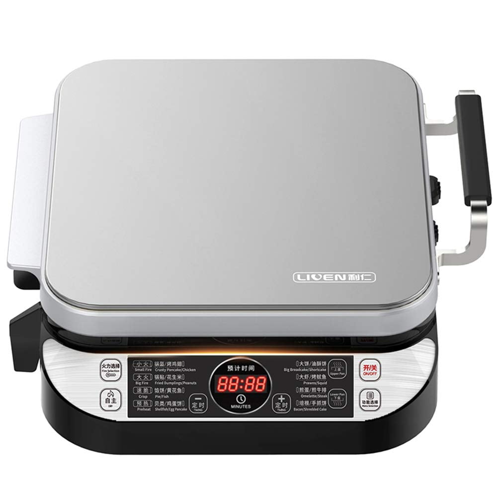 Liven Electric Skillet with Non-Stick Coating - Multi-Functional, Automatic Temperature Control