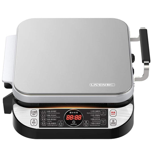 Liven Electric Skillet with Non-Stick Coating - Multi-Functional, Automatic Temperature Control