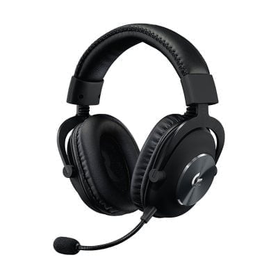 Logitech PRO X Over-Ear Gaming Headset with Detachable Microphone, Black