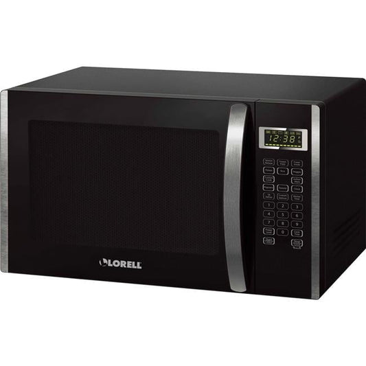 Lorell  1.6 cu ft. Microwave Touch Panel, Black & Silver