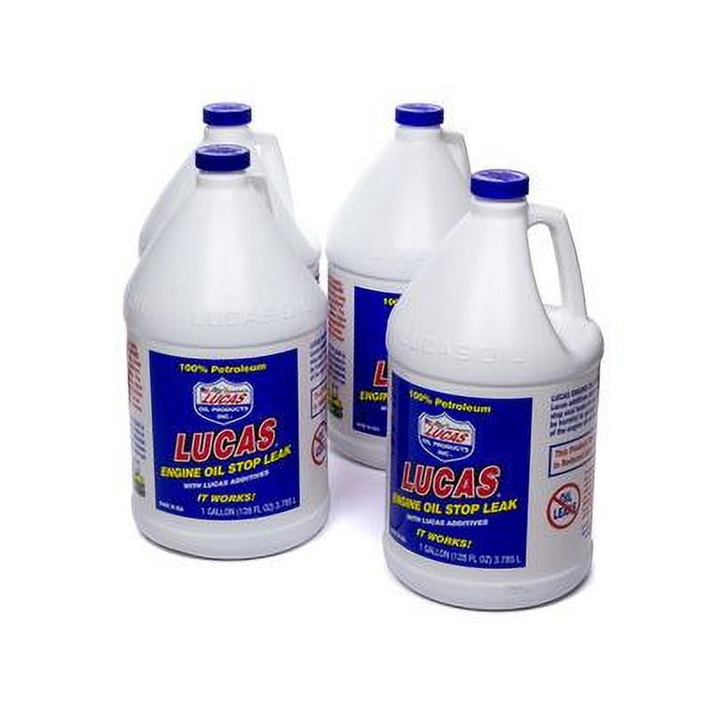 Lucas Oil 10279, Engine Oil Stop Leak Case 4X1Gallon Performance Racing