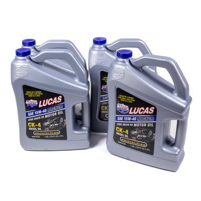 Lucas Oil 10287, Sae 15W40 Diesel Oil Case 4 X 1 Gal. Performance Racing