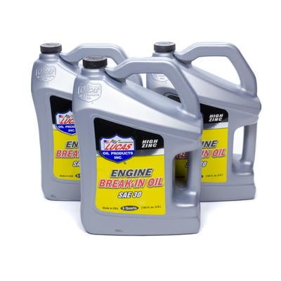 Lucas Oil 10631, Sae 30 Break-In Oil Case 3 X 5 Quart Bottle Performance