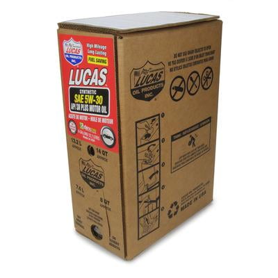 Lucas Oil 18005, Synthetic Sae 5W30 Oil 6 Gallon Bag In Box Dexos Performan