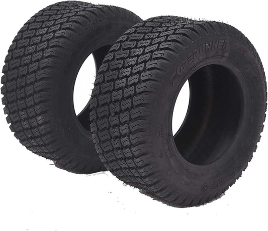 M optimized 16x7.50-8 Golf Cart Tires, 4-Ply Rated, Non-Directional, Tubeless Tire, Street Style Tread for Traction Smooth Ride and Low Rolling Resistance Set of 2, Black