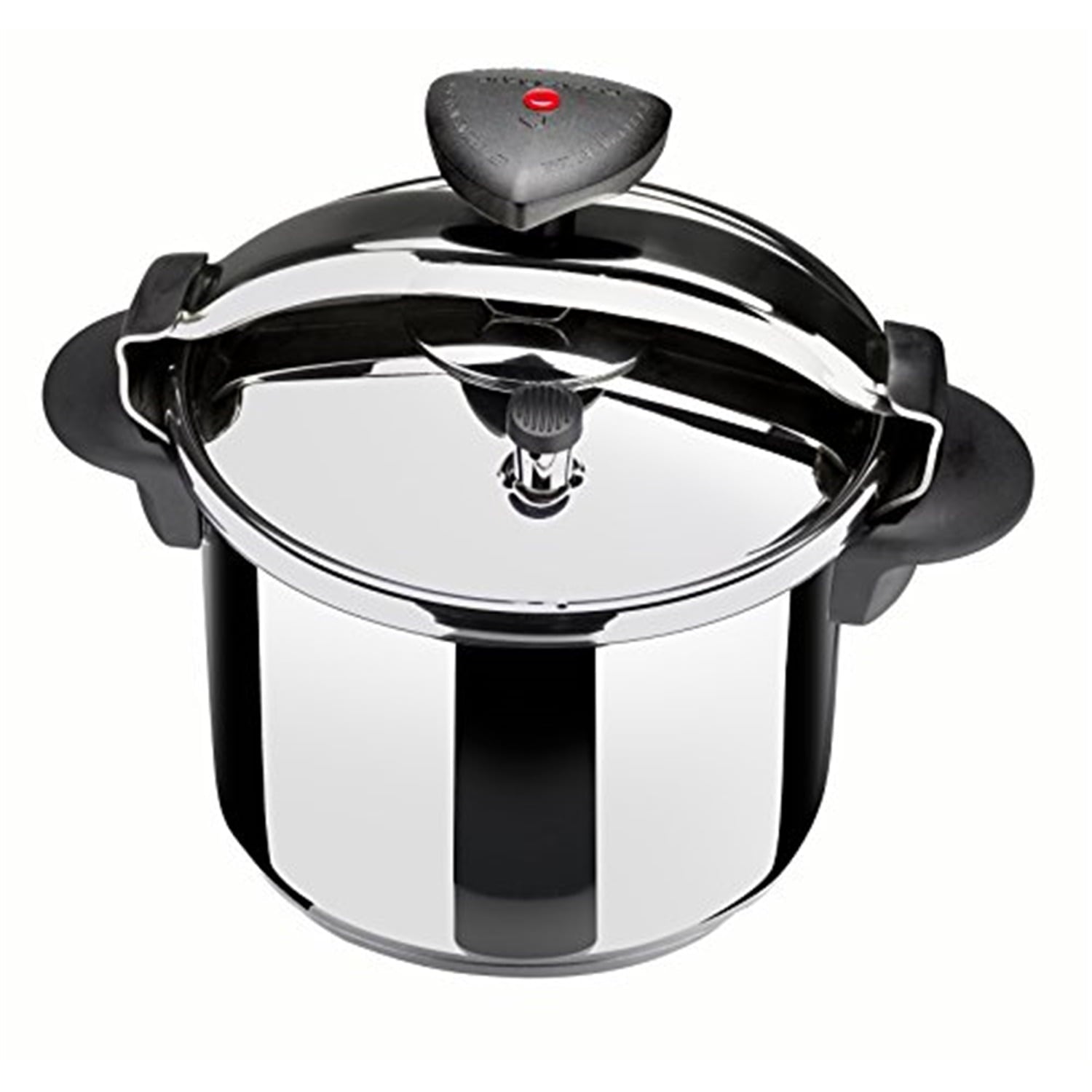 MAGEFESA Star Pressure Cooker, 6.3-Quart, 18/10 Stainless Steel, Works on All Stovetops (Induction Compatible), Safety Lock & 8 PSI Cooking