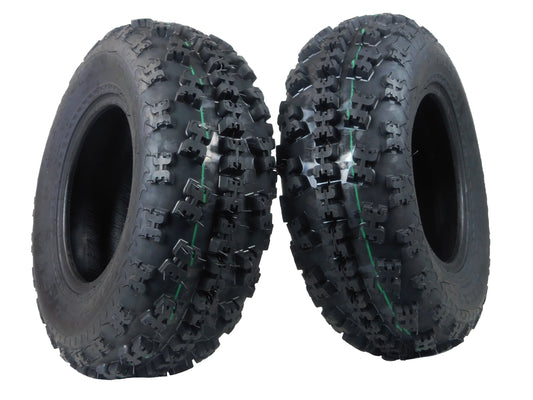 MASSFX 21x7-10 Front Tire Set for ATV, UTV, & SxS-4-Ply w/ 15mm Tread Depth-2pk
