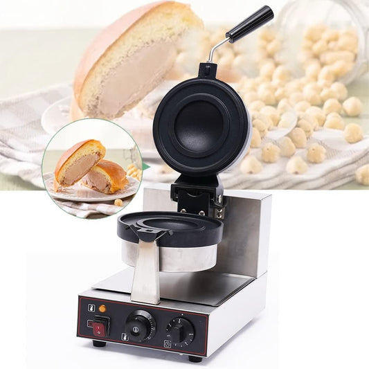 MONIPA 110V 1000W Burger Maker Machine Baker Cook Healthy and Oil-free Nonstick Electric Burger in just minutes