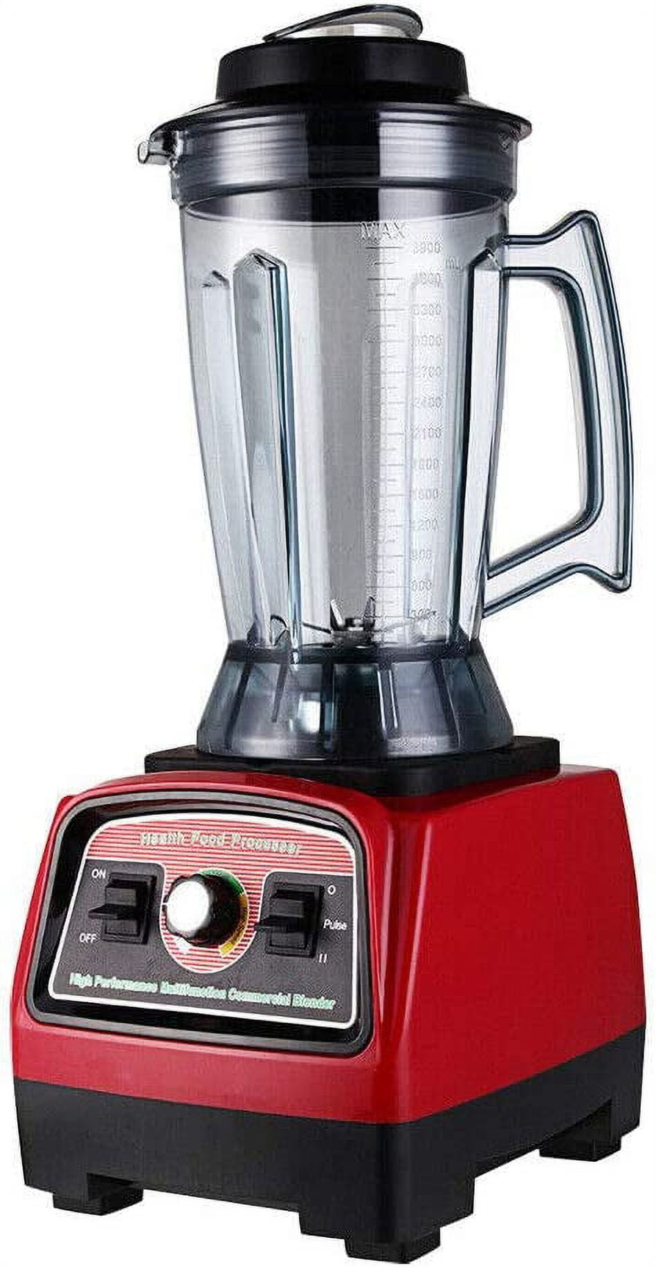 MONIPA 2800W Red Black Kitchen Appliance 3.9L 3.3HP Electric Blender Fruits Food Mixer Stainless Steel