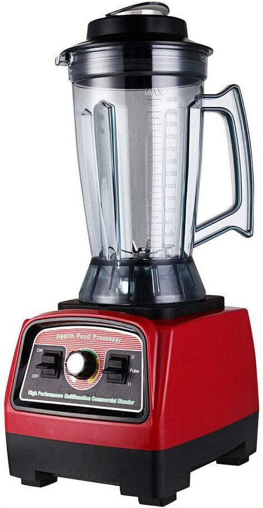 MONIPA 2800W Red Black Kitchen Appliance 3.9L 3.3HP Electric Blender Fruits Food Mixer Stainless Steel