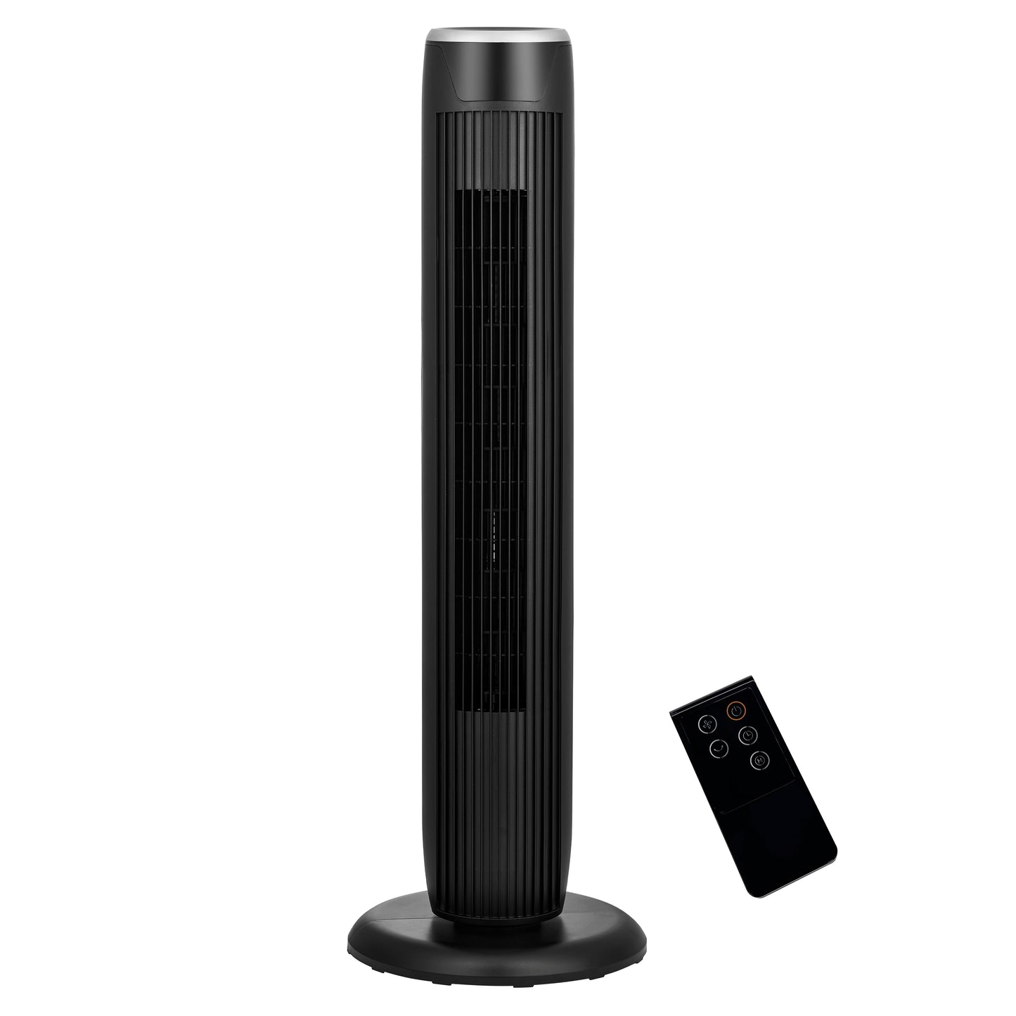 Mainstays Ventilador de Torre de 36 Pulgadas con 3 Configuraciones de Velocidad y OscilaciÃ³n, Control Remoto, Negro, MSWMT24JRV