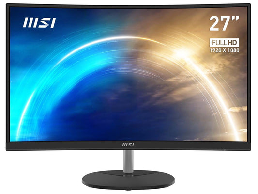 MSI 27" 75 Hz VA FHD Business & Productivity Monitor 1ms (MPRT) / 5ms (GTG) FreeSync (AMD Adaptive Sync) Support 1920 x 1080 Curved MP271CA