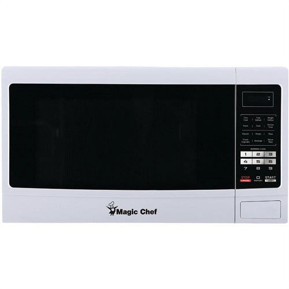 Magic Chef 1.6 cu. ft. 1100-Watt Countertop Microwave Oven - White MCM1611W Microwave Oven
